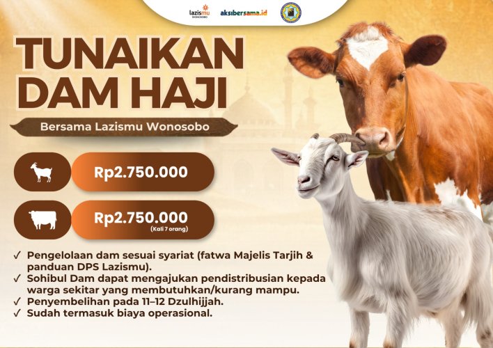 LAYANAN DAM LAZISMU WONOSOBO KERJASAMA KBIHU GEMA ARAFAH